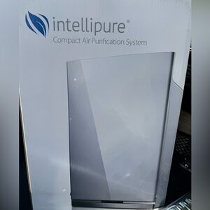 Compact Air Purification System - Silver